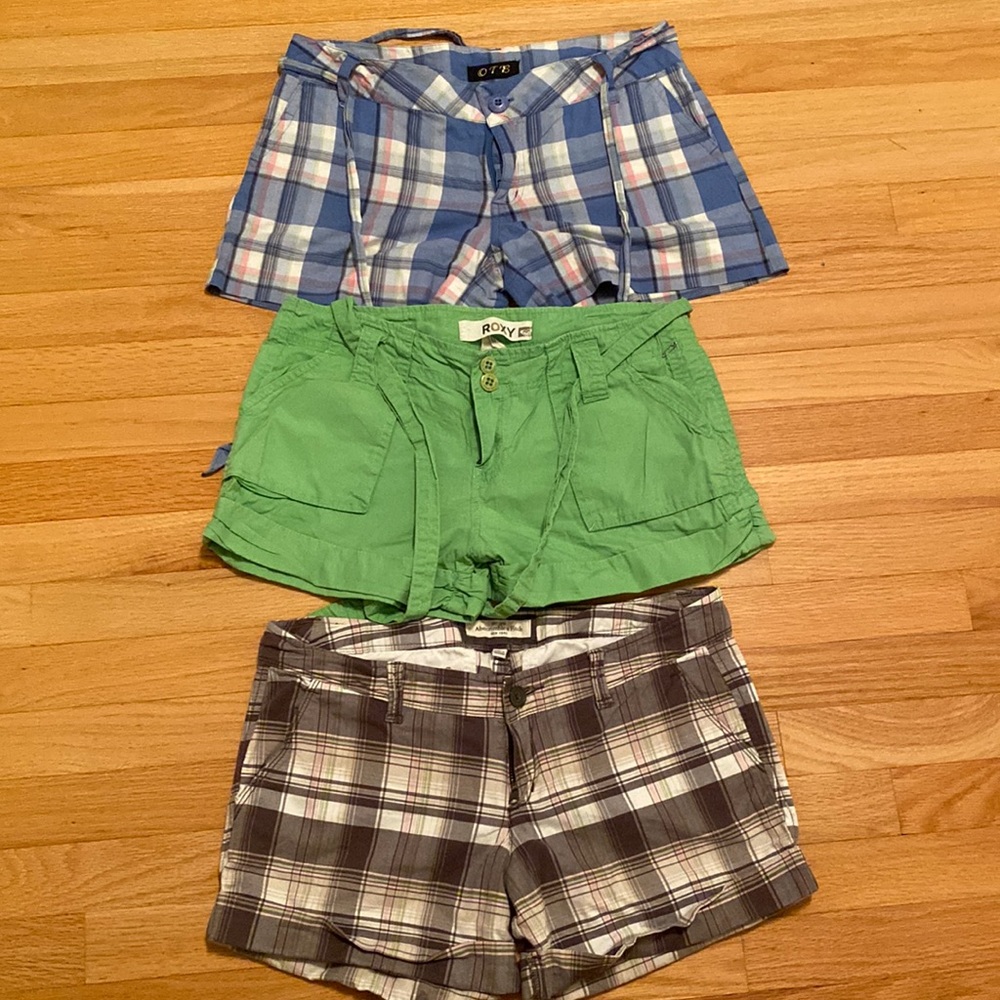 Shorts size between 6-7 3 pairs different brands
